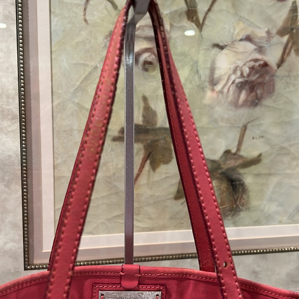 Jimmy Choo Pink Leather Star Tote Bag - Picture 16 of 16